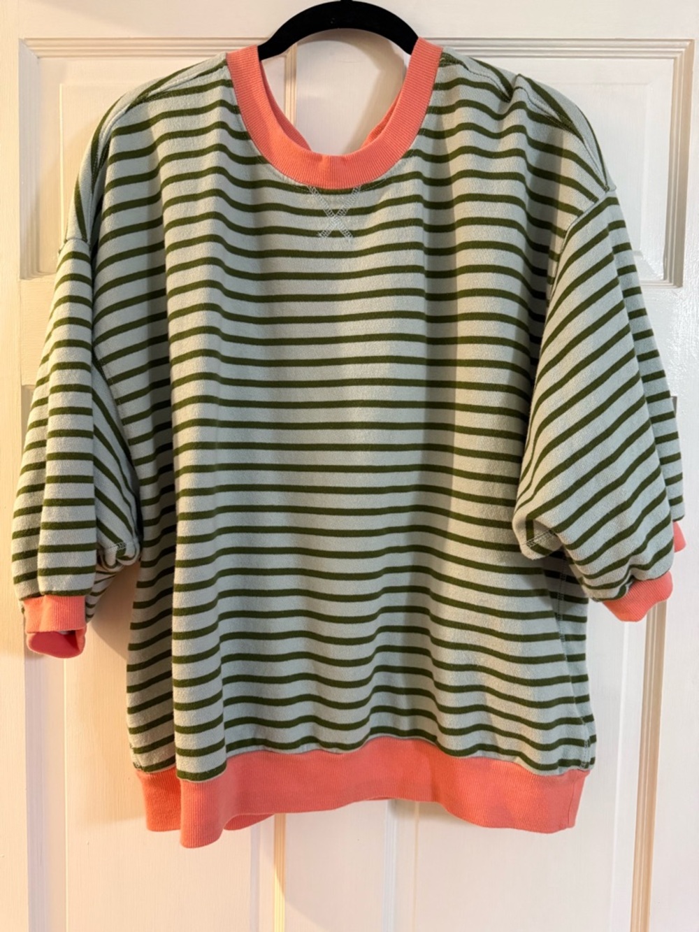 Anthropologie The Niki Bubble Sweatshirt by Pilcro XL Spring Summer